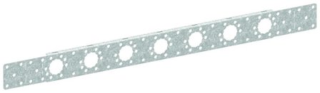 Vatette V6 Armaturplade bøjet kant, 54 mm 160 c/c, Installation