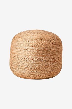 Affari of Sweden - Puf Juni - Beige - Fodskamler & puffer - Fra Homeroom