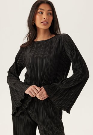 BUBBLEROOM-Pleated Frill Top-XL