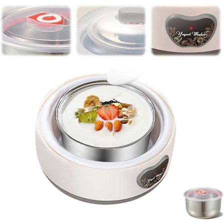 Ultimat Probiotisk Yoghurtmaskin med Justerbar Temperatur og Tidsstyring [db]