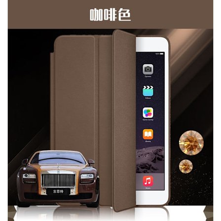 Fodral för iPad 2022/2020 Air 4/5 10.9 icial imitationsläder viloläge i brunt