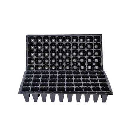 250-rutnät fröbricka, odlingsbricka för fröns groddning, inomhus, jord och hydroponisk odling.