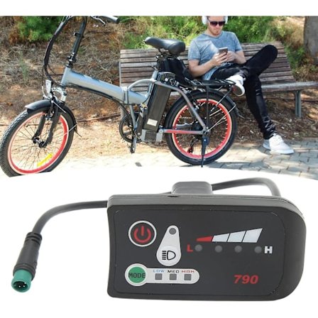 Elektrisk Cykel Display, 24V 36V 48V, Elektrisk Cykel LED Strøm Display Panel Elektrisk Cykel Modifikation