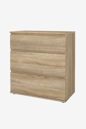 Tvilum - Nova lipasto 3 laatikkoa - Paketti - Ruskea - Lipastot - - Homeroom