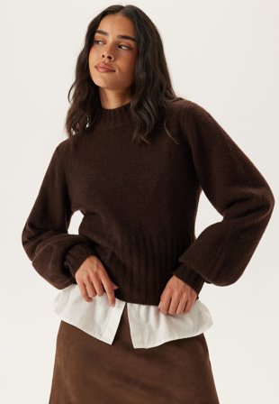 BUBBLEROOM Volume Sleeve Knitted Sweater Klær