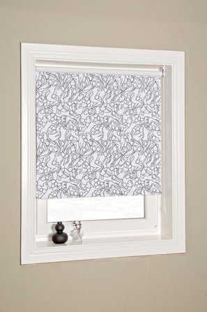 Hasta - Pimentävä Kvinna rullaverho - Musta - Rullaverhot - 120 - - Homeroom