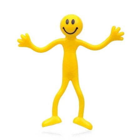 Bevegelig Lekefigur / Bøyelig Mann – Smiley