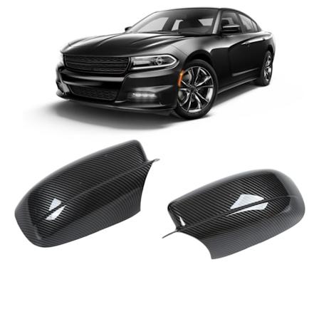 2 kpl Takapellin peilikuoren hiilikuitu tyylill , kaksipuoleisella teipill , korvaava Chrysler 300:lle 2011 2019