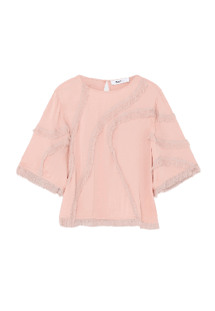 DAY Birger et Mikkelsen Tatiana - Matte Crepe T-shirts & toppar Dam Rosa 42