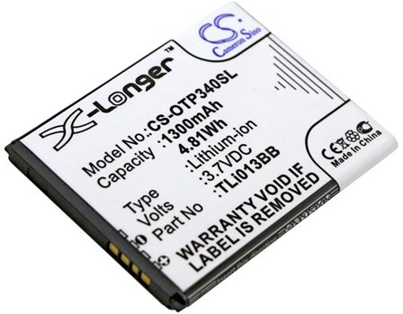 Batteri for SmartPhone, Mobil for Alcatel One Touch Pixi 3 4.0, OT-4013 og andre