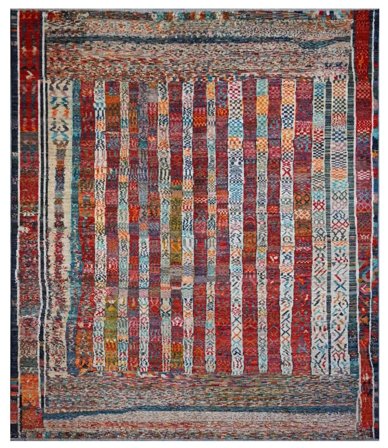 Noué À La Main Berbère Colourful Tapis 252X291 De Laine Grand