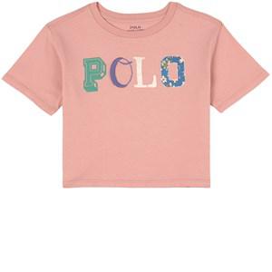 Kids - Ralph Lauren Adirondack Rose Cropped Logo T-Shirt 3 Years - Tops - 3 years - Pink