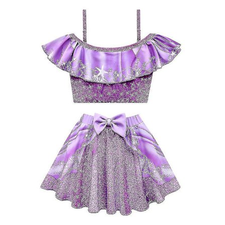 3-9 år Flickor Prinsessan Rapunzel Aurora Ariel Askungen Badkläder Set Rapunzel