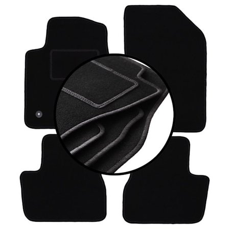 Velourmattor set för: Peugeot 208 I halvkombi (2012-2019)_MGF