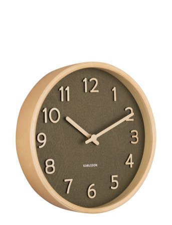 KARLSSON | Wall Clock Pure Wood Grain Small | Ø22CM