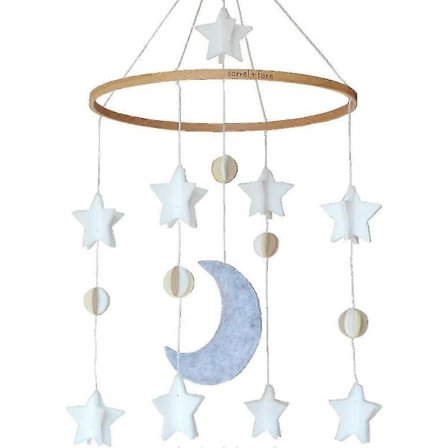 Baby vindklokker, Krybbe Filtkuler, Musikalsk uro til krybbe, Musikalsk babyuro, Baby krybbe uro musikk - SFYGV