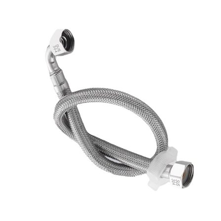 Böjd slang - 4-punkts böjd slang 200cm med 304-hatt, korrosionsbeständig, högtemperaturbeständig och anti-aging, lämplig