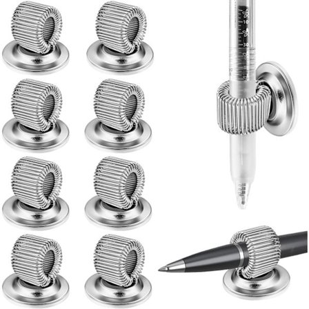 10 kpl kynätelineitä Mangaaniteräs Kynäteline Klipsi säädettävällä