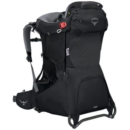 Osprey Poco Child Carrier With Rain Cover Black