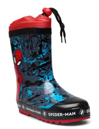 Spiderman Rainboots Shoes Rubberboots High Rubberboots Lined Rubberboots Multi/mønstret Spider-man*Betinget Tilbud