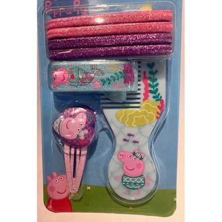 Hasbro Greta Gris Hårsæt med Kam, Lyseblå