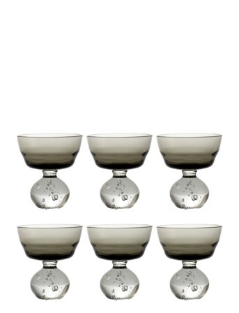 Stem Glass Eternal Snow M By Bela Silva Set/6 Grey Serax