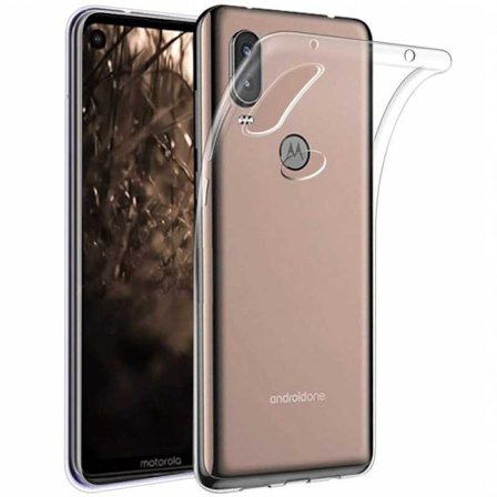 Motorola One Vision Stöttåligt Genomskinligt Skal Simple