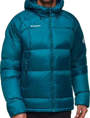 Mammut Glacier Glow In Hooded Jacket Men - Blue - L