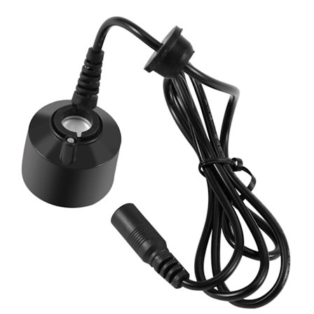Mini Svart Mist Maker utan Ljus för Vattenfontän Damm Akvarium Skapa Atmosfär