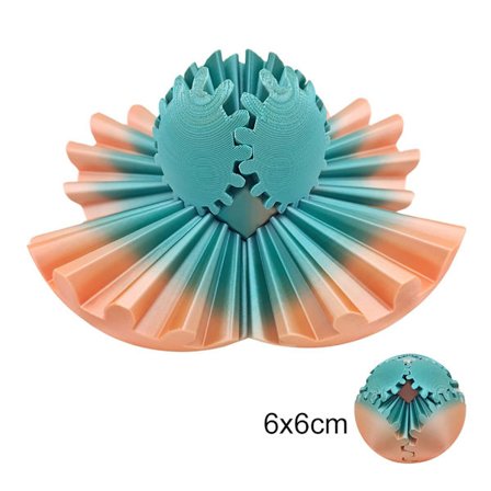 3D-tryckt boll roterande fidgets spinners boll rolig 3D-tryckt stressavlastande leksak för barn vuxna