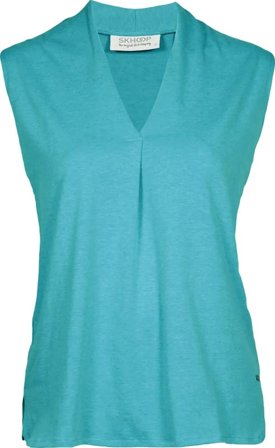 Skhoop Women's Anja Tank Women short-sleeved sweaters Blue L