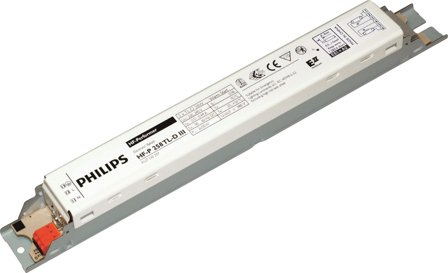 Philips HF-P 258 TL-D HF-enhet for T8, tenn og slukk 58 W, 2 lamper, Belysning