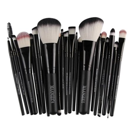 Sminkborstset med 22 borstar (KABUKI-Minerals)