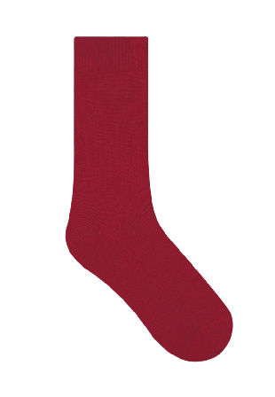 BleuForêt Socka i ull & kashmir Strumpor Herr Röd 39/42