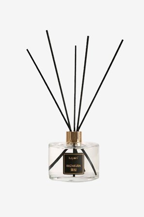 Kayori - Tuoksutikut Hazakura 200 ml - Läpinäkyvä - Tuoksukynttilä & tuoksutikut - - Homeroom