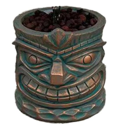 Tiki Planter Kruka Suckulent Totem Krukdekorationer Harts hantverk Blomkrukor Trädgårdsdekorationer