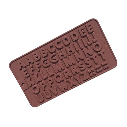 Silikonform for baking / sjokolade - Bokstaver