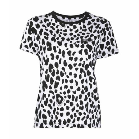 Moschino, T-Shirts Zwart, Dames, Maat:L