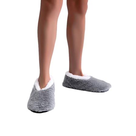 Dam Ballerina Mjuk Fleece/stickade Sängtofflor Med Grip She