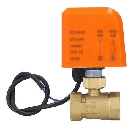 2-tie palloventtiili sähköinen palloventtiili DN20 2-tie 3/4 tuumaa normaalisti suljettu venttiili