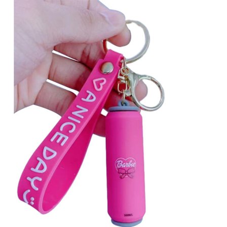 Rosa Burkknyckelfob Par-nyckelfob