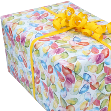 Presentpapper Drops Skyblue