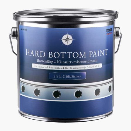 Hård bottenfärg biocidfri blå 2 5 liter - Biltema