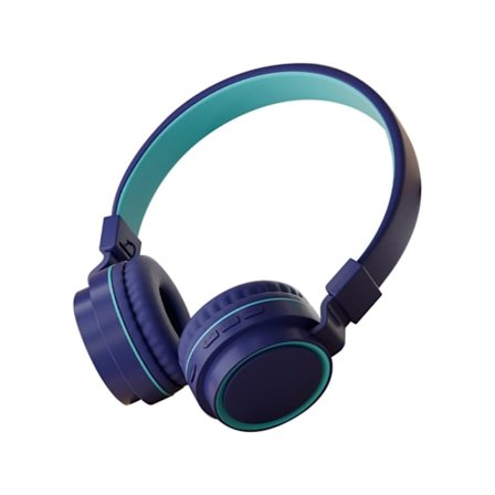 Trådlösa hörlurar HiFi-ljudkvalitet Bluetooth med brusreducering Blå