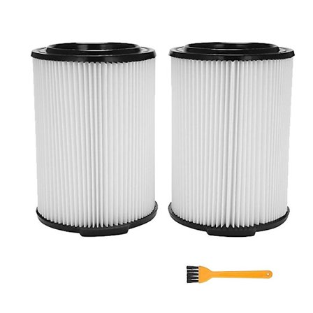 2 st Hepa-filter Ersättning Tvättad Kompatibel Med Vf4000 5-20 Gallons Dammsugare Filter -ES