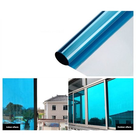 Fönsterfilm Folie Glasdekal BLÅ - high quality