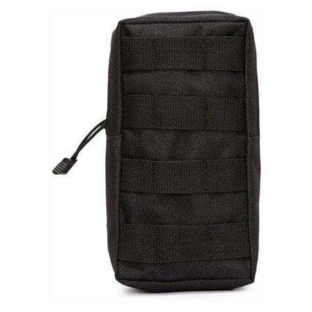 Taktisk lomme Mini Militærveske Liten Lomme for Tilbehør med mykt system for trekking jakt, svart