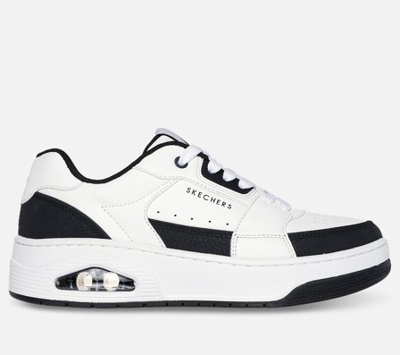 Skechers, Uno Court - Courted Style, 37, Hvid, Dame