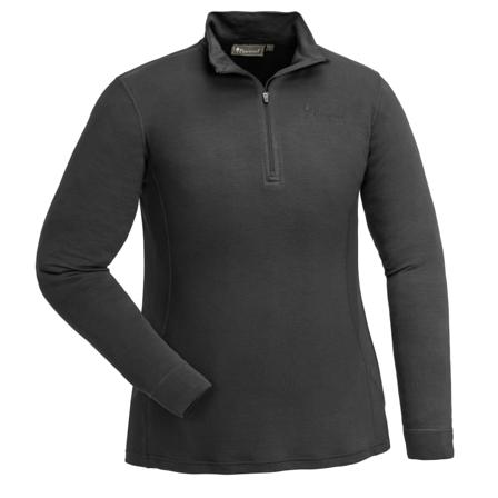 Pinewood Women's Abisko Merino Base Layer Half Zip Women base layer tops Grey S