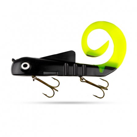 Musky Innovations Bull Dawg Magnum 12''/30,5cm, 226g - Black/Clear Cha